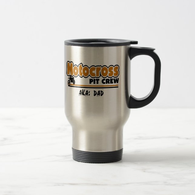 Motocross Pit Crew Travel Mug (Right)
