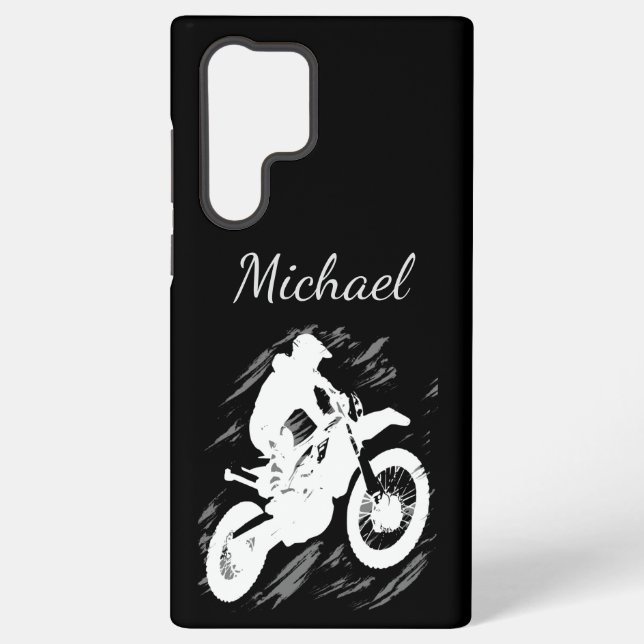Motocross Quote Sport Motorcycle Racing  Customise Samsung Galaxy S22 Ultra Case (Back)