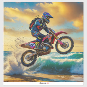 Motocross Racer at Beach Race II