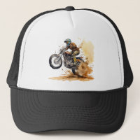 Motocross Racing Action Graphic