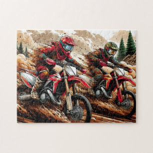 Motocross Racing Jigsaw Puzzle