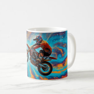 Motocross Rider and Dreamscape Coffee Mug