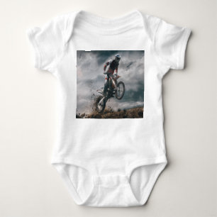 Motocross Rider Baby Bodysuit