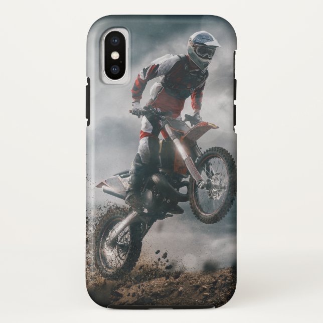 Motocross rider Case-Mate iPhone case (Back)