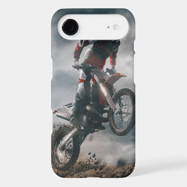 Motocross Rider Case-Mate iPhone Case (Back)