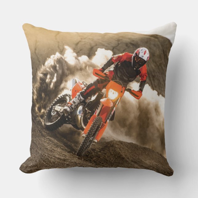 Motocross Rider Cushion (Front)