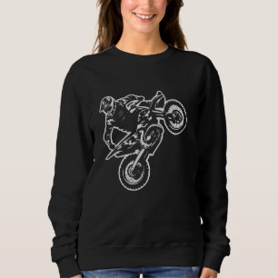 Motocross Rider Dirt Bike Extreme Off-Road Sweatshirt