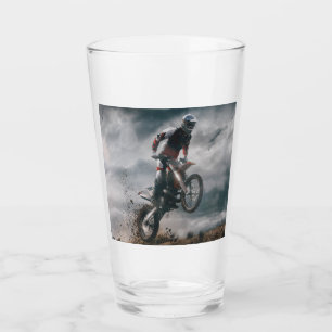 Motocross rider glass