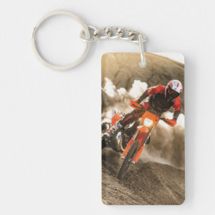 Motocross Rider Key Ring
