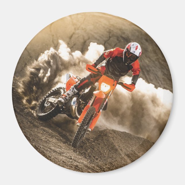 Motocross Rider Magnet (Front)