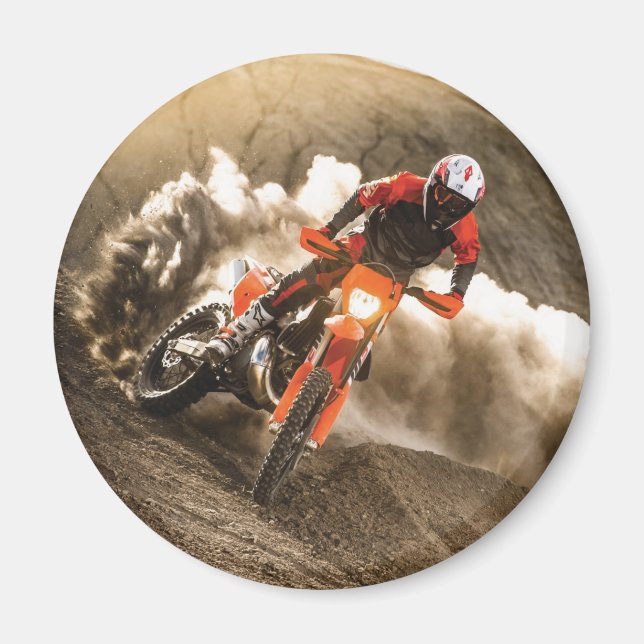 Motocross Rider Magnet (Front)