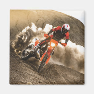 Motocross Rider Magnet