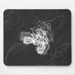 motocross rider mouse pad