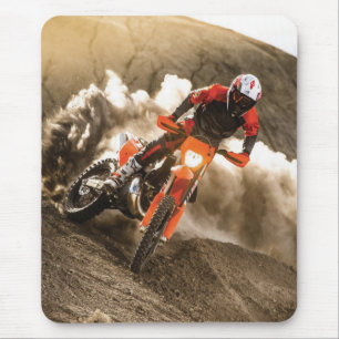 Motocross Rider Mouse Pad
