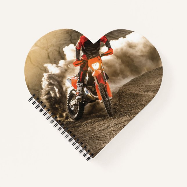 Motocross Rider Notebook (Front)