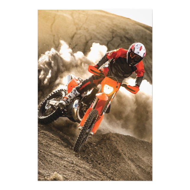 Motocross Rider Photo Print (Front)