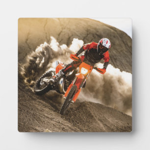 Motocross Rider Plaque