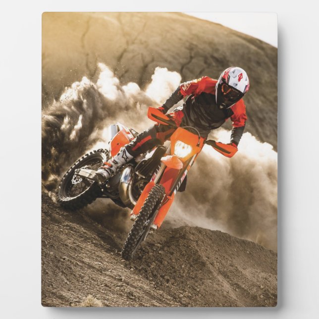Motocross Rider Plaque (Front)