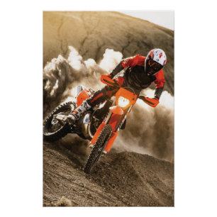 Motocross Rider Poster