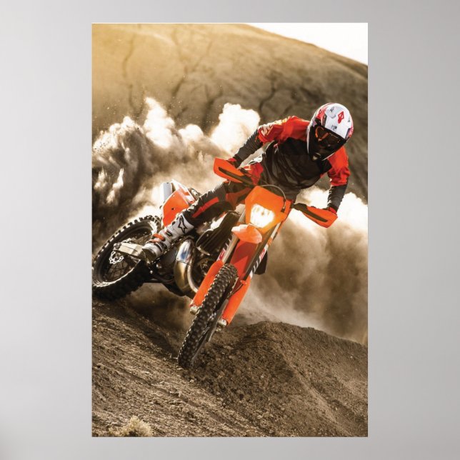 Motocross Rider Poster (Front)