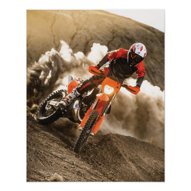 Motocross Rider Poster (Front)