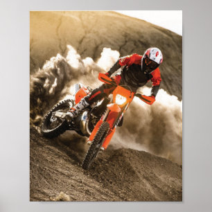 Motocross Rider Poster