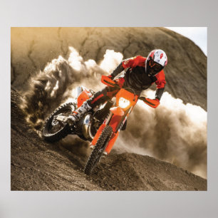 Motocross Rider Poster