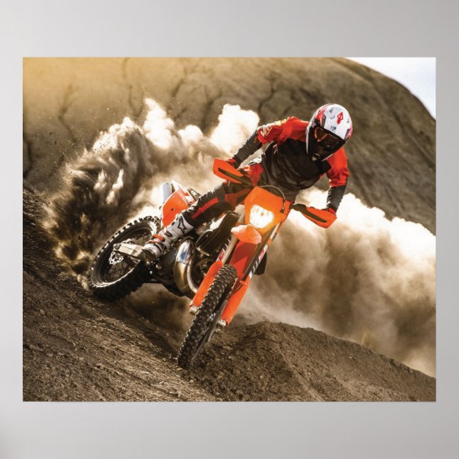 Motocross Rider Poster (Front)