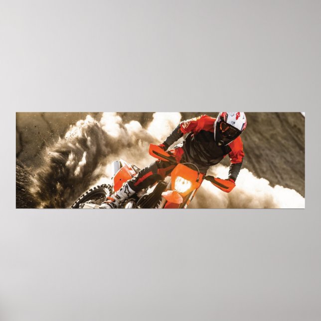 Motocross Rider Poster (Front)