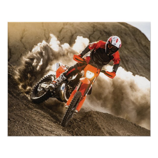 Motocross Rider Poster (Front)