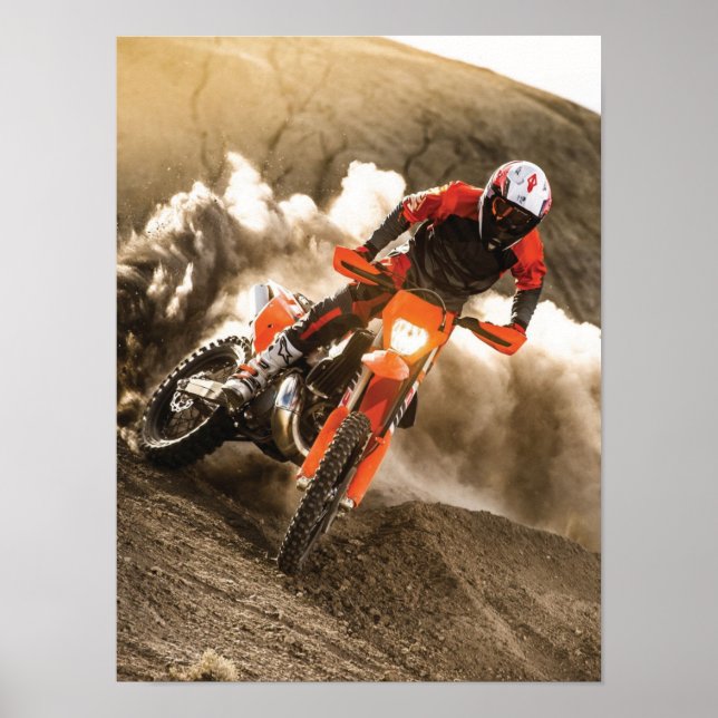 Motocross Rider Poster (Front)
