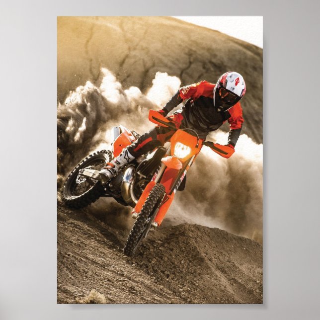 Motocross Rider Poster (Front)