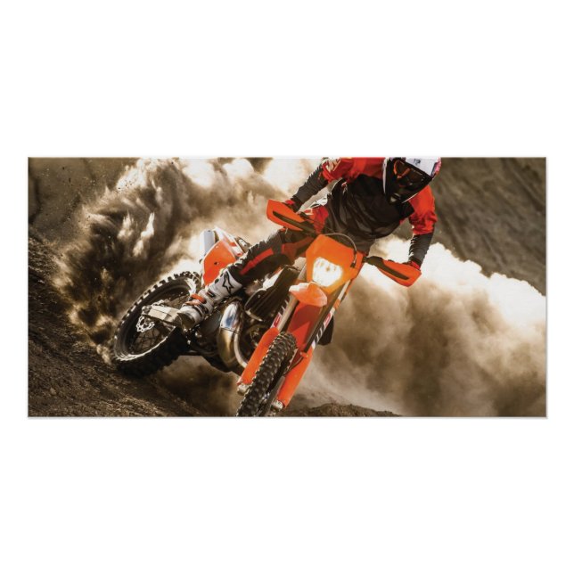 Motocross Rider Poster (Front)