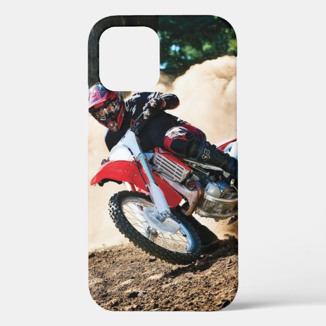 Motocross rider throw pillow Case-Mate iPhone case (Back)