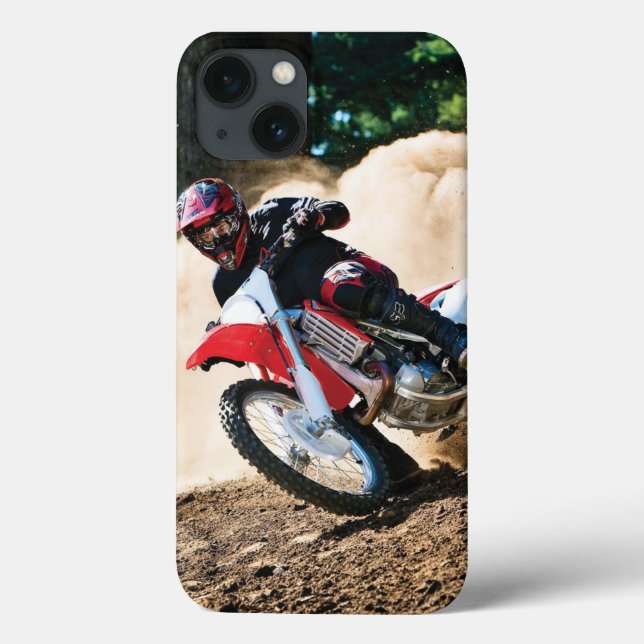 Motocross rider throw pillow Case-Mate iPhone case (Back)