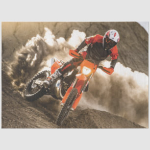 Motocross Rider Tissue Paper