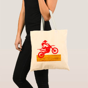 Motocross Rider Tote Bag