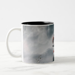 Motocross rider Two-Tone coffee mug