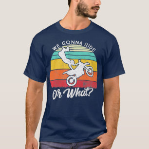 Motocross Rider Vintage Funny Dirt Bike Premium T-Shirt