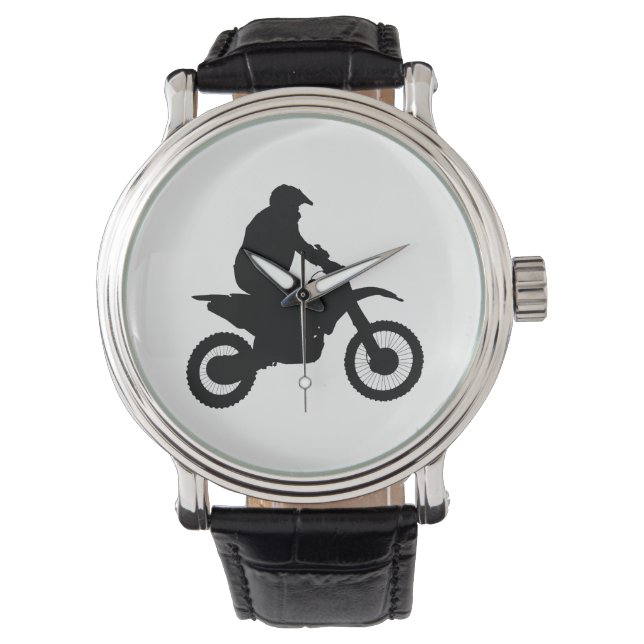 Motocross Silhouette Watch (Front)