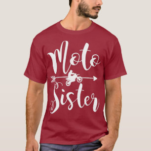 motocross sister cute brother sibling dirtbike T-Shirt