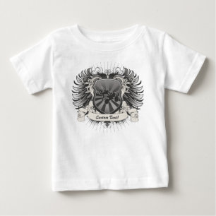 Motocross Stunt Crest Baby T-Shirt