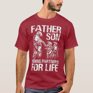 Motocross Supercross Brap Dirt Bike Father Son T-Shirt
