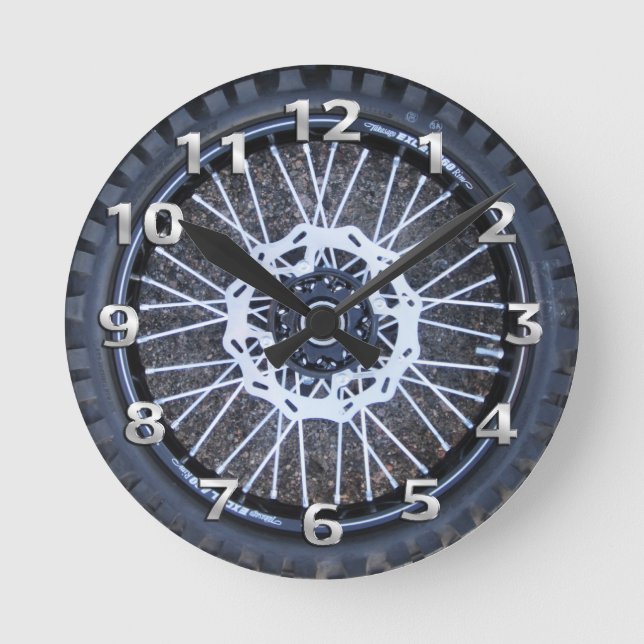 Motocross Tire Clock (Front)
