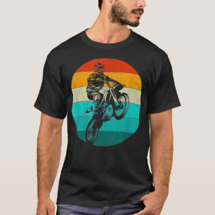 Motocross Vintage Retro, Dirt Bike Gift Men & Boys T-Shirt