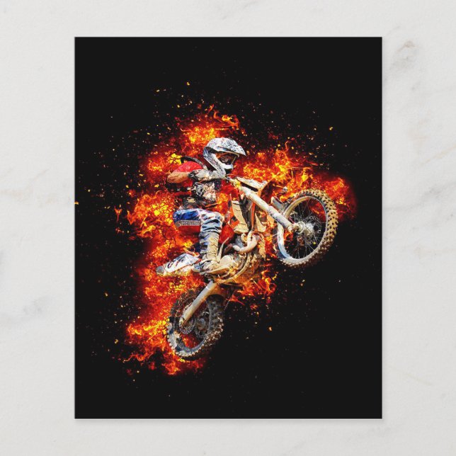 Motocross Wall Art  Flyer (Front)