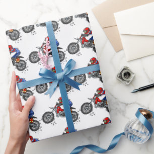Motocross Wrapping Paper