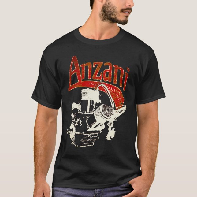 Motor bike anzani T-Shirt (Front)