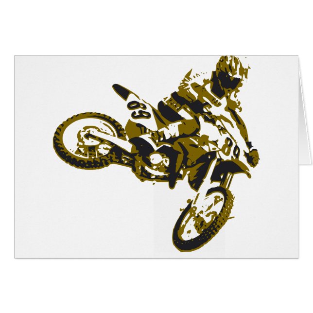 motor bike cross-country race (Front Horizontal)