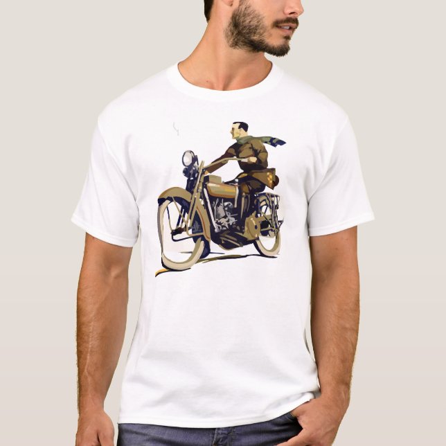 Motor Bike Vintage tee Hikingduck (Front)